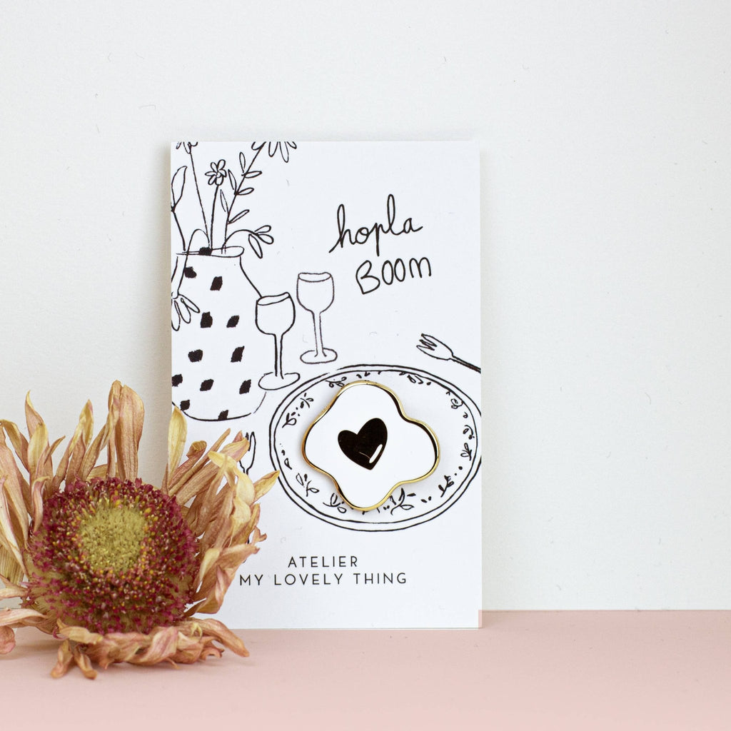 Pin's en laiton "Hopla Boom" - My Lovely Thing