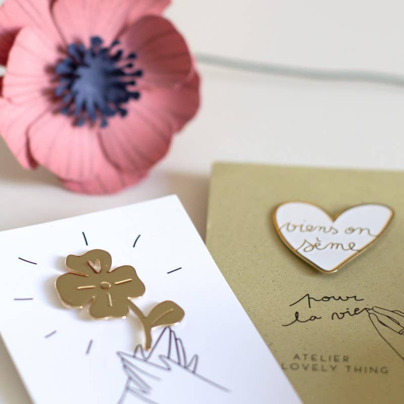 Pin's en laiton Viens On Sème - My Lovely Thing