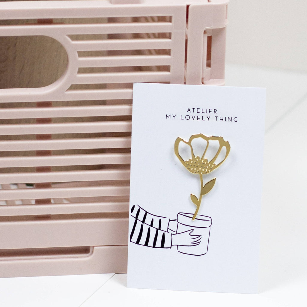 Pin's en laiton Fleur - My Lovely Thing