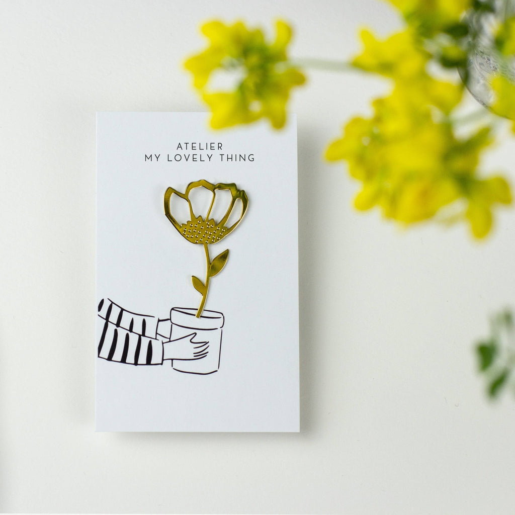 Pin's en laiton Fleur - My Lovely Thing
