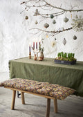 Nappe à carreaux olive & doré - madam stoltz