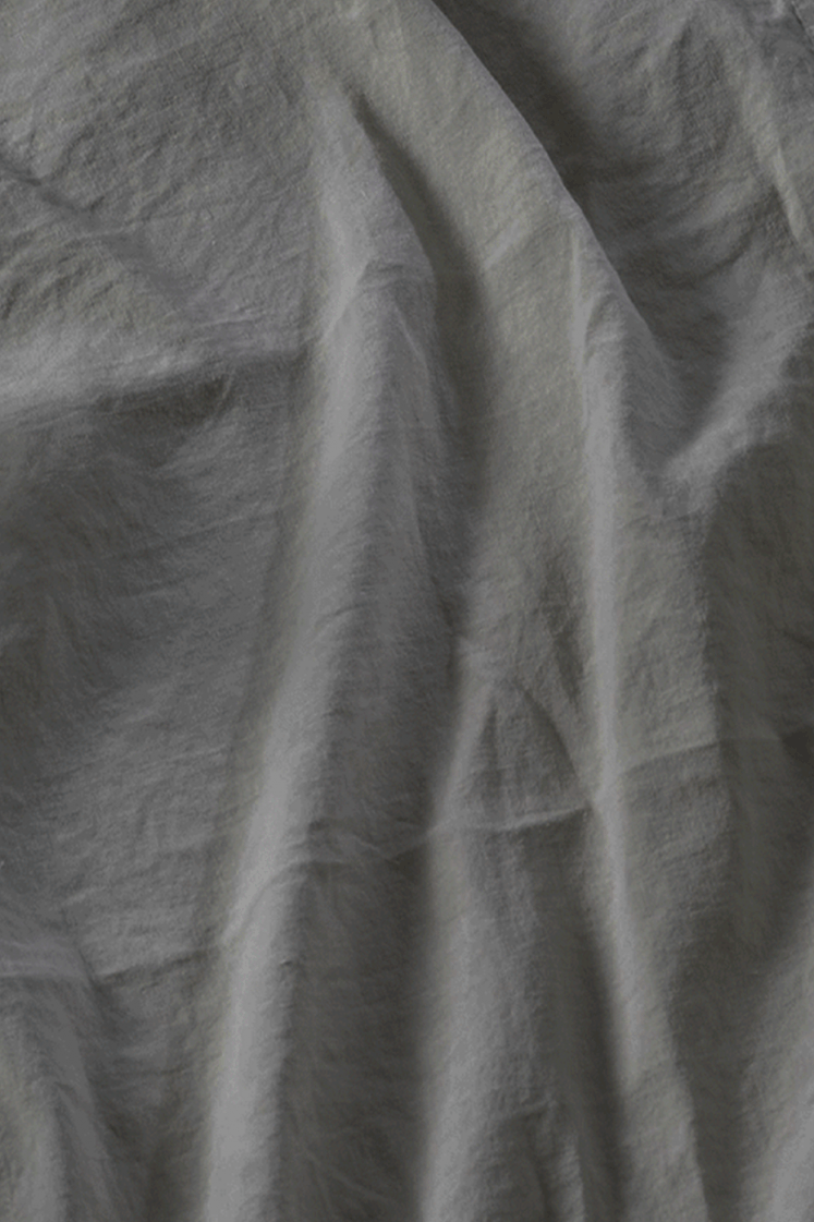 Nappe en chanvre et coton biologique cendre - nydel