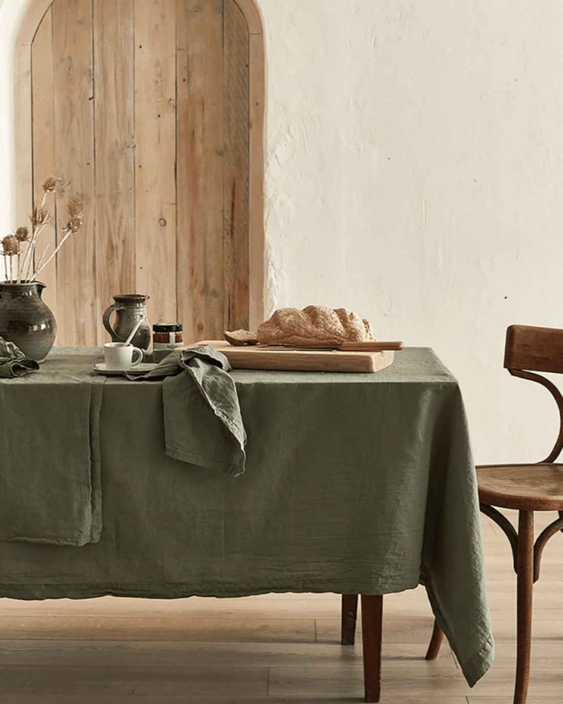 Nappe en chanvre et coton biologique kaki - Nydel - Lili Margaret