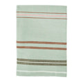 Nappe rayée en coton sauge - madam stoltz
