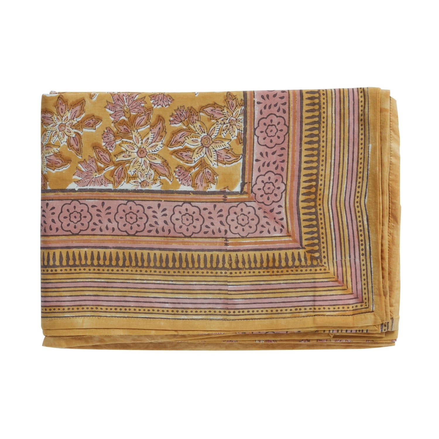 Nappe tissu indien arya tandoori - Bonheur du Jour Paris