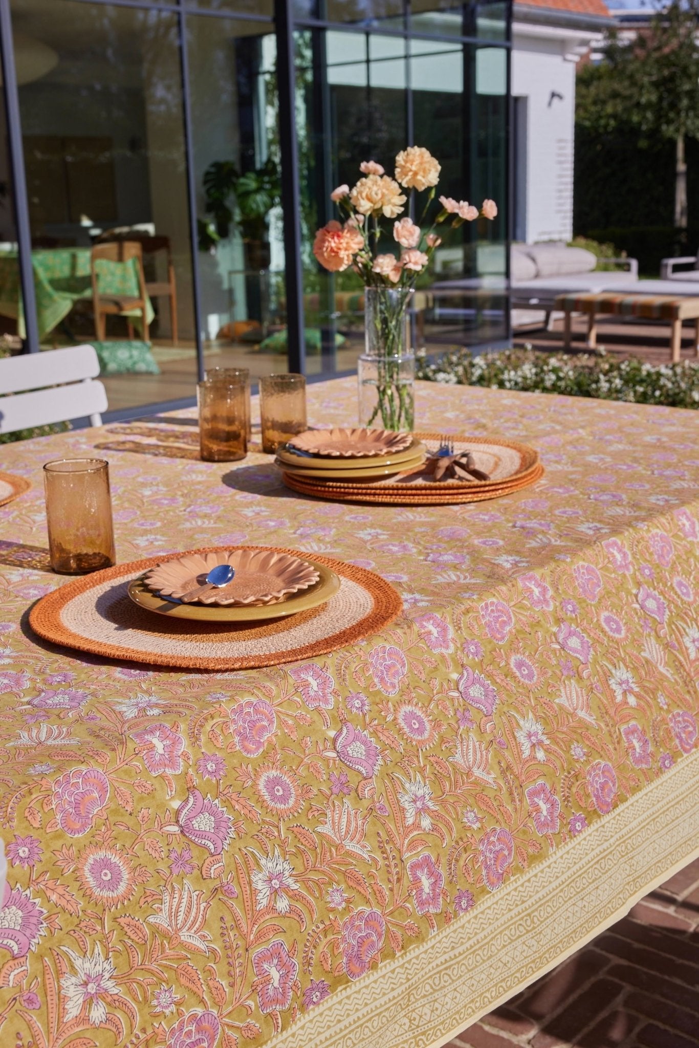 Nappe tissu indien Nerhu Kiwi