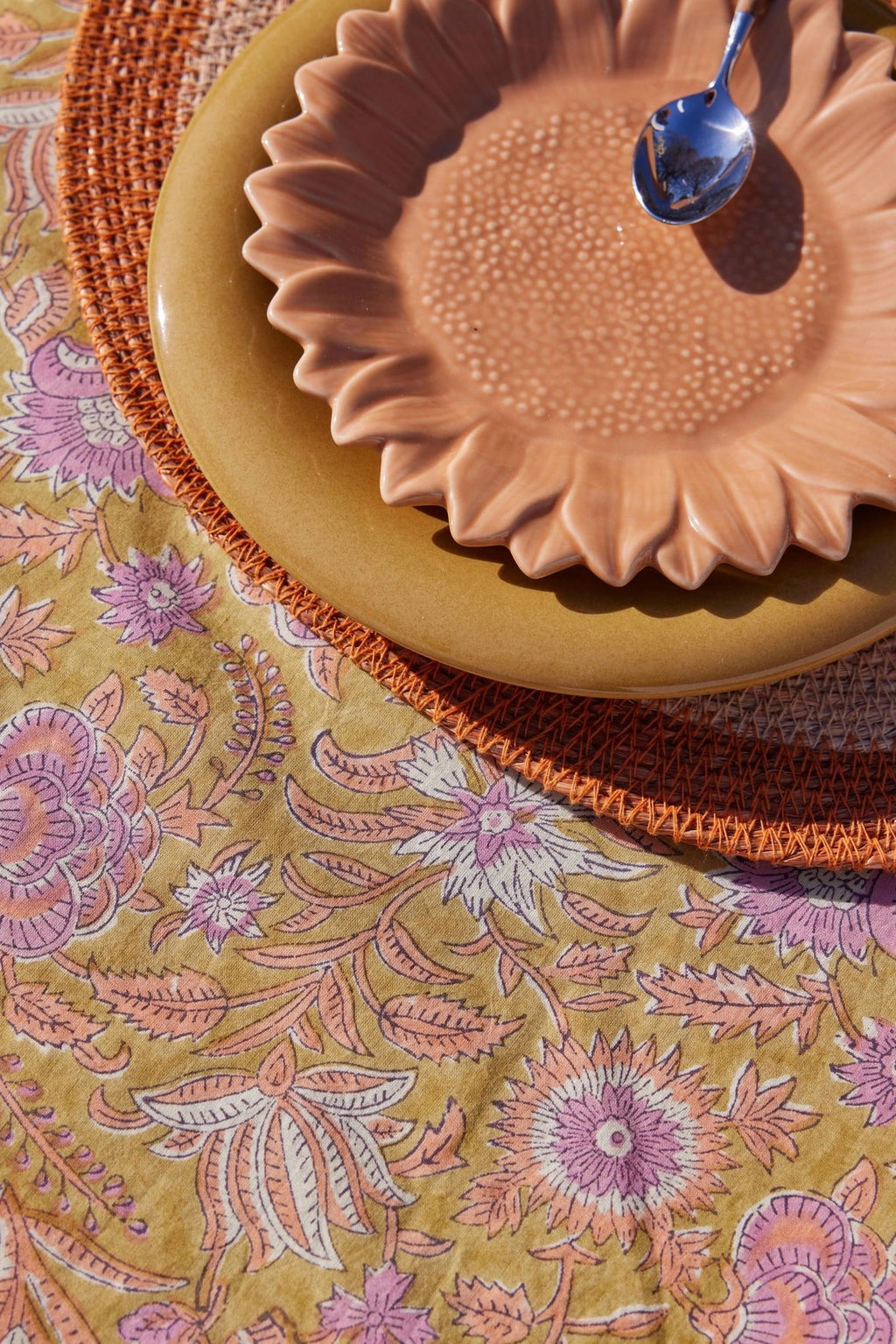 Nappe tissu indien Nerhu Kiwi