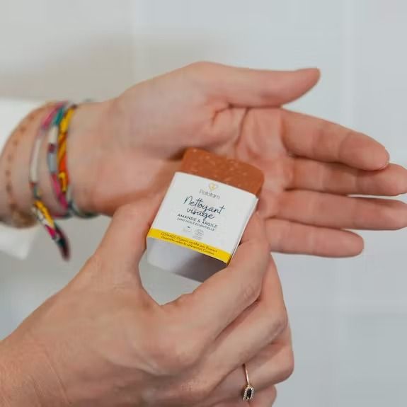 Nettoyant visage amande douce et argile rouge - pototam