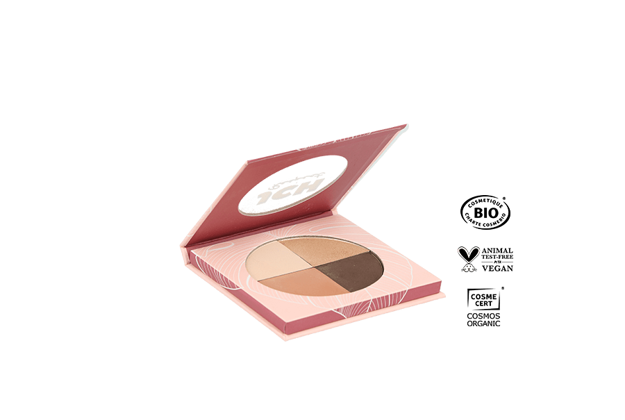 Palette fard a paupieres certifie bio et vegan - jch respect