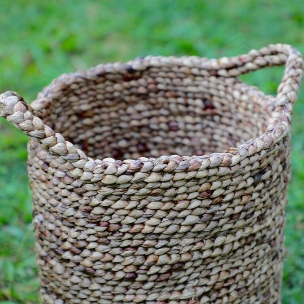 Panier à linge en jacinthe d'eau - soeji