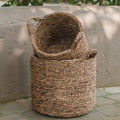 Panier à linge en jacinthe d'eau - soeji