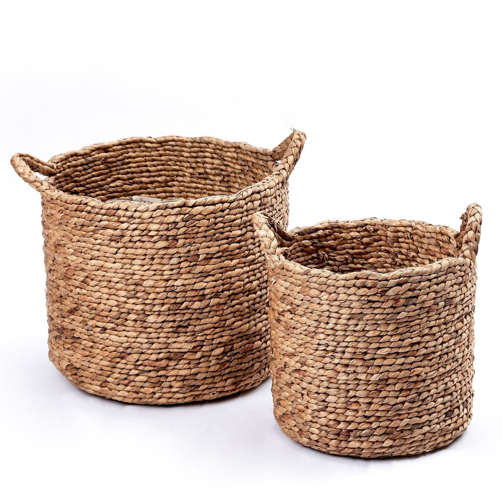 Panier à linge en jacinthe d'eau - soeji