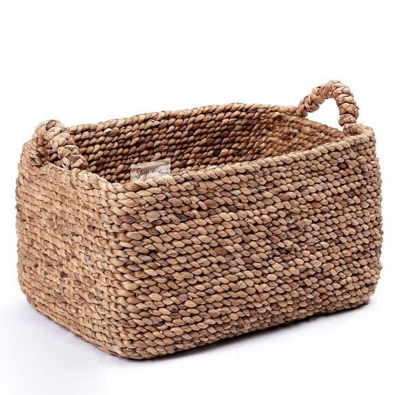 Panier de rangement tanimbar en jacinthe d'eau (2 tailles) - soeji