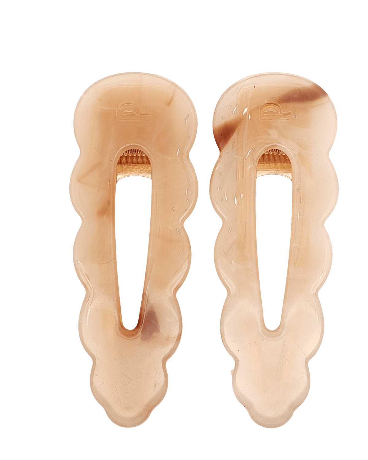 Paire de grandes barrettes Signature Montmartre – Peignée Paris – vue 2