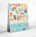 Peinture au numéro adulte - motif à la plage