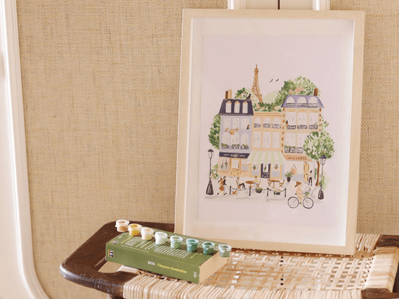 Peinture au numéro Paris - La petite épicerie