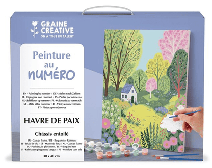 Peinture au numéro “Paysage nature et fleurs” - Lili Margaret
