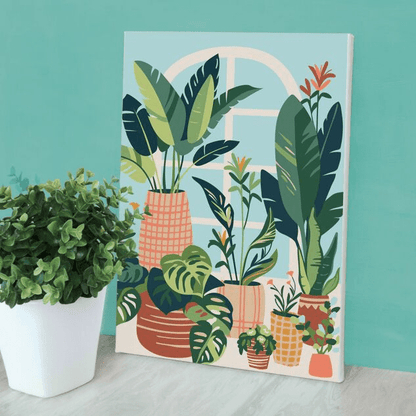 Peinture au numéro “Plantes et jardin d’intérieur” - Lili Margaret