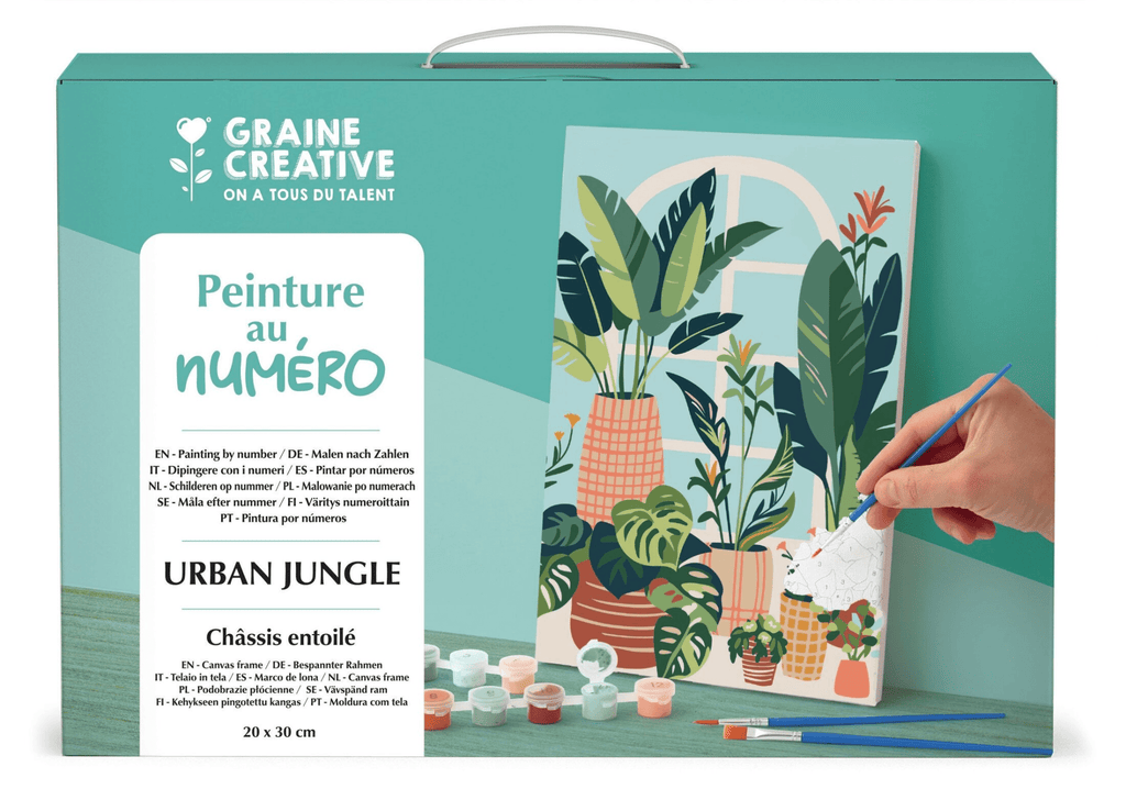 Peinture au numéro “Plantes et jardin d’intérieur”