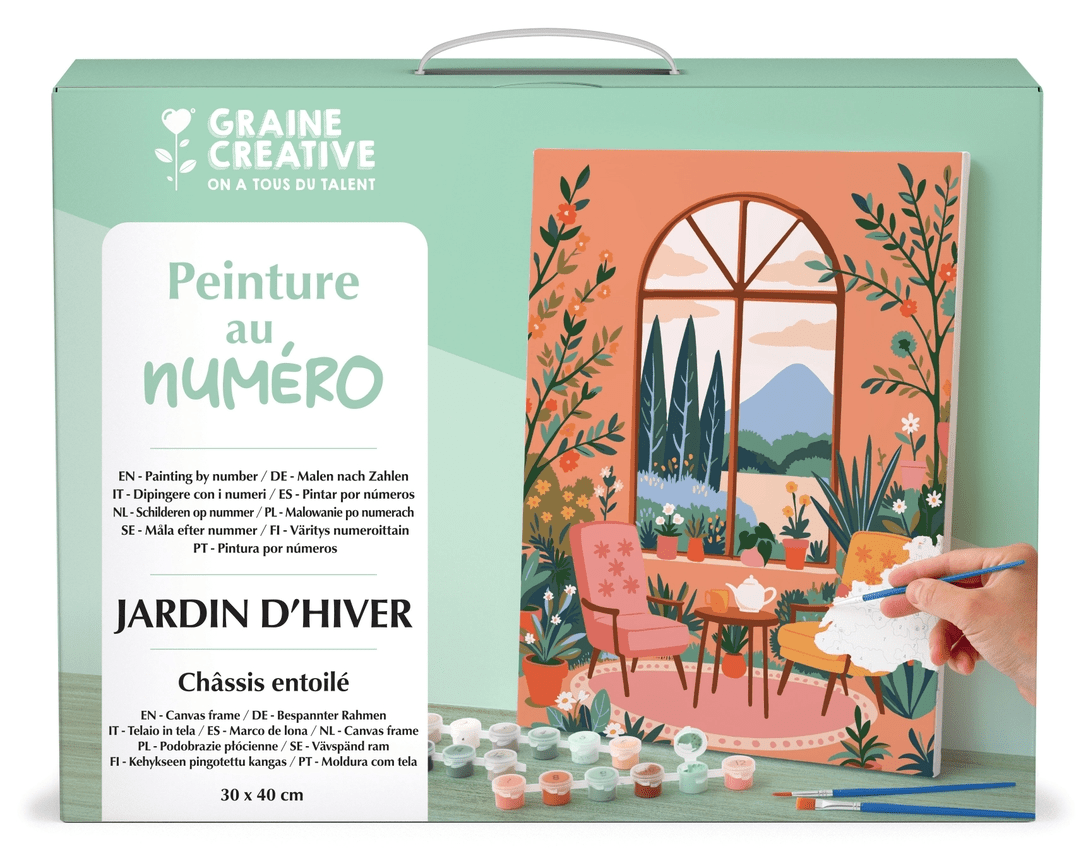Peinture numérotée Jardin d’Hiver - Lili Margaret