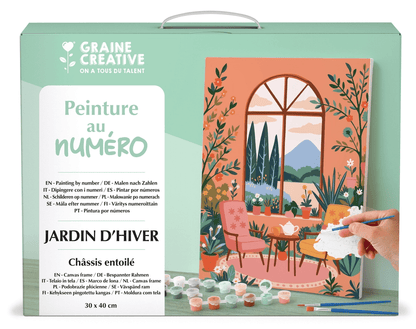 Peinture numérotée Jardin d’Hiver - Lili Margaret