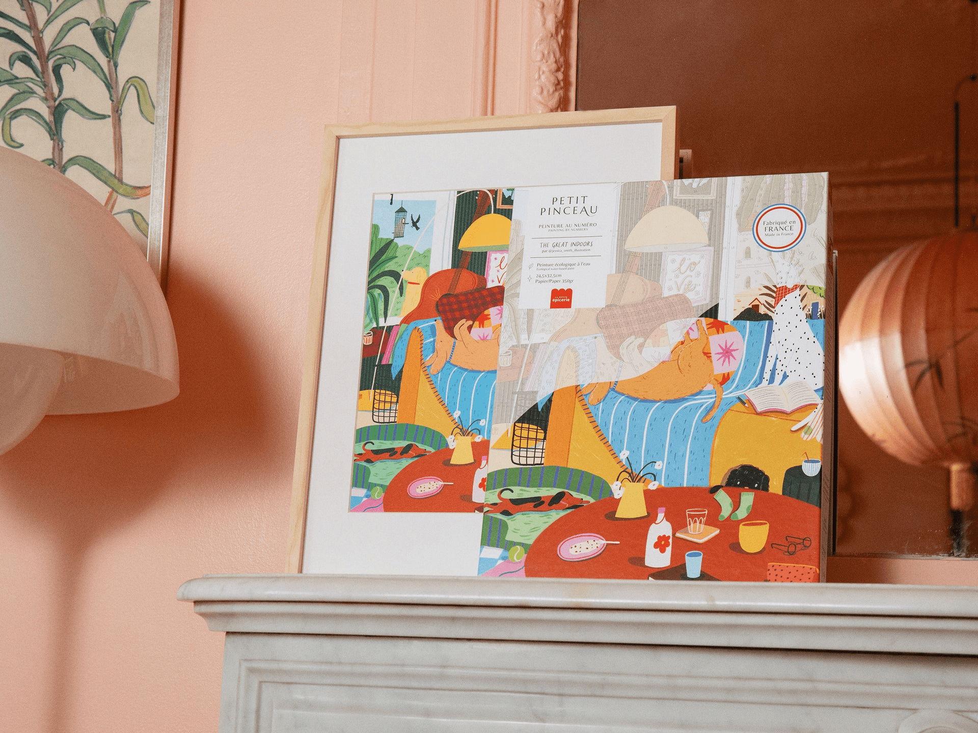 Peinture par numéro adulte « Great Indoors » - Kit complet La petite épicerie - Lili Margaret