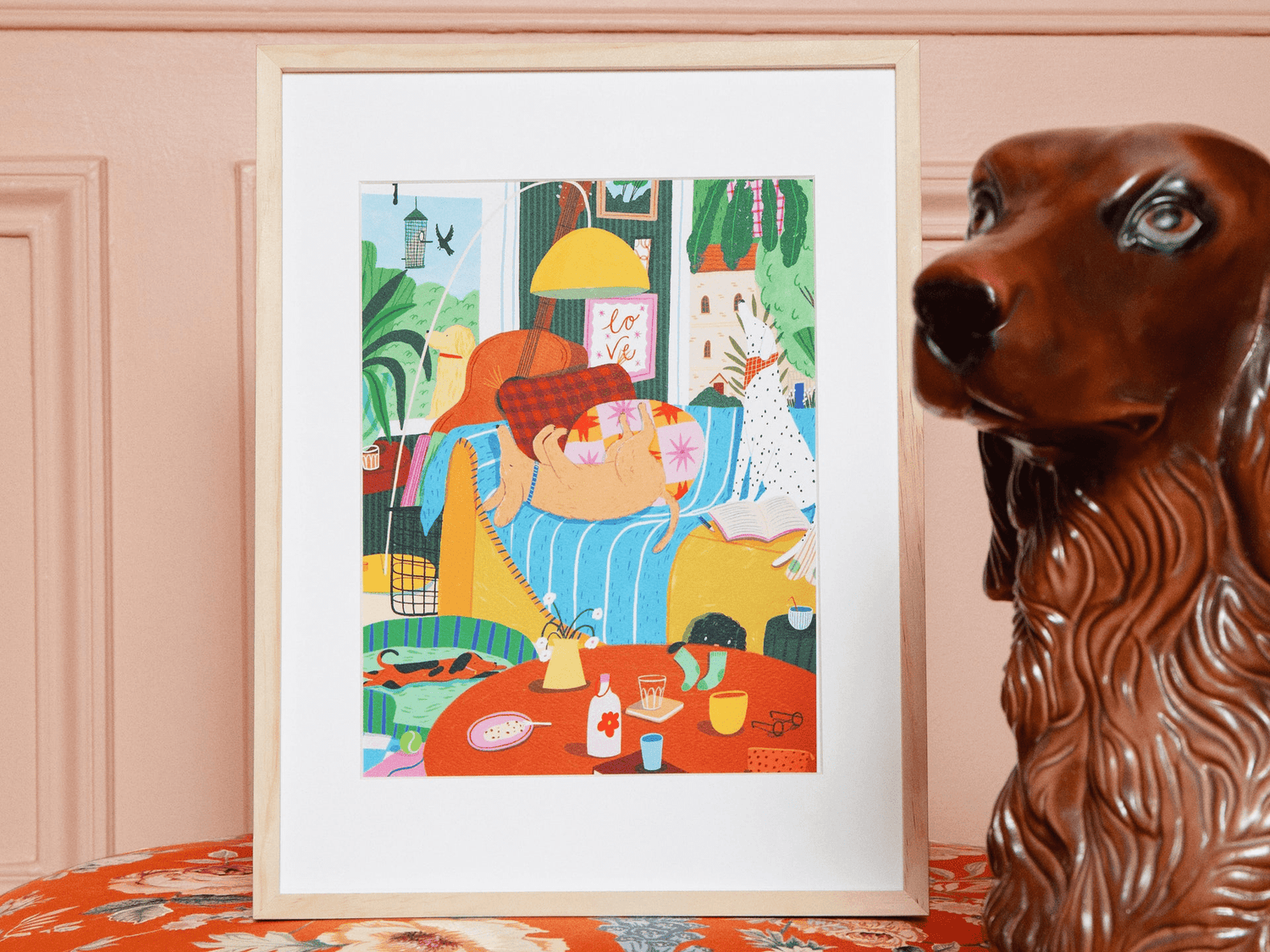 Peinture par numéro adulte « Great Indoors » - Kit complet La petite épicerie - Lili Margaret