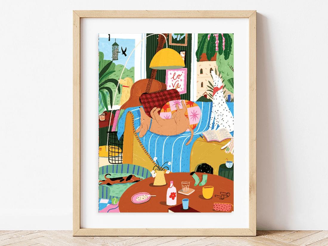 Peinture par numéro adulte « Great Indoors » - Kit complet La petite épicerie - Lili Margaret