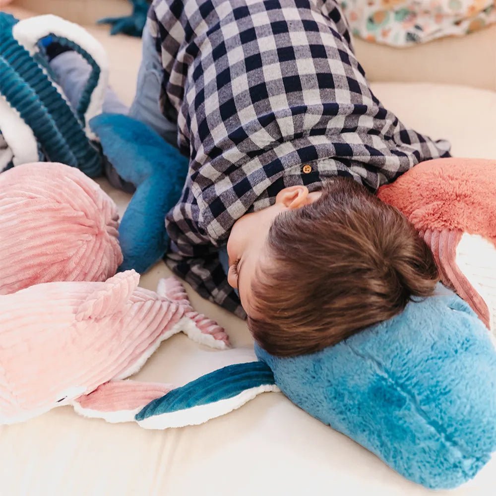 Peluche baleine maman et son bébé - les déglingos