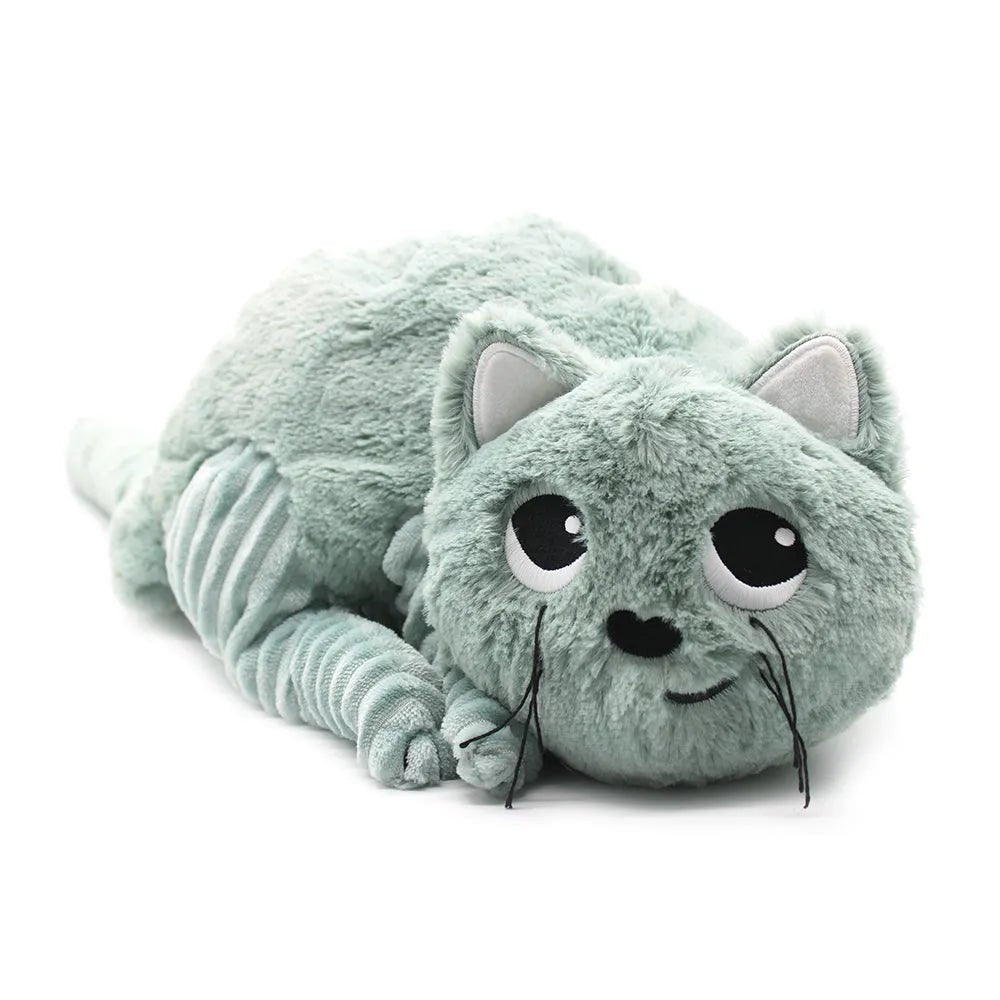 Peluche chat miaou maman et son bébé - les déglingos