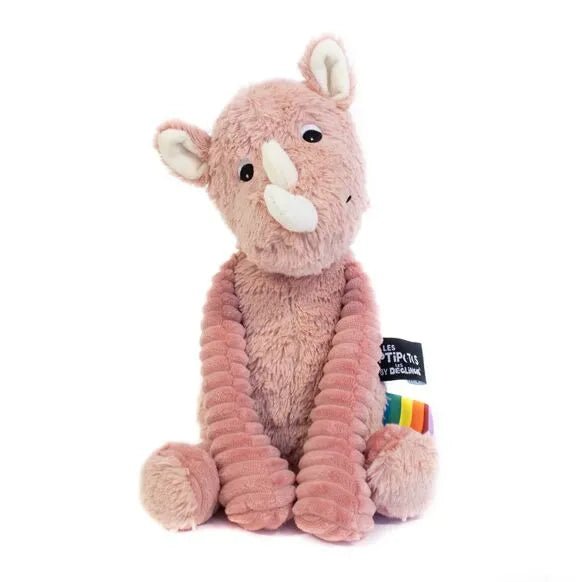 Peluche grosbisou le rhinoceros - les déglingos
