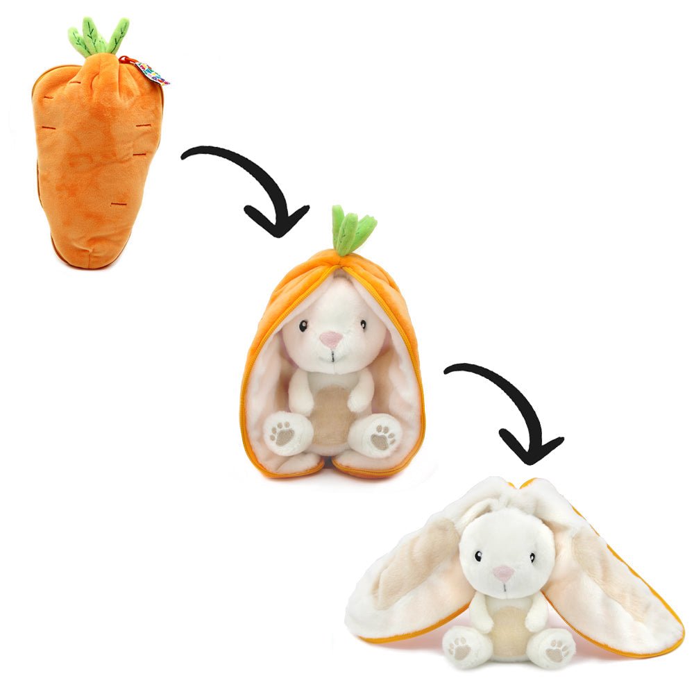 Peluche le lapin/carotte - Les déglingos