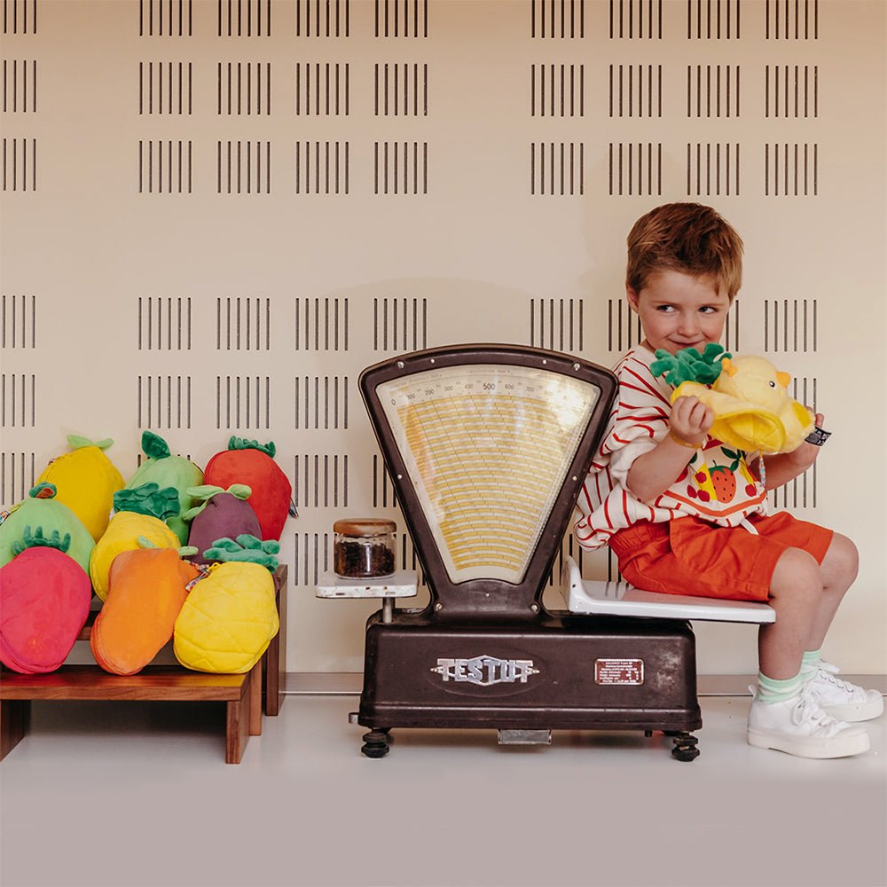 Peluche le poussin/ananas - Les déglingos