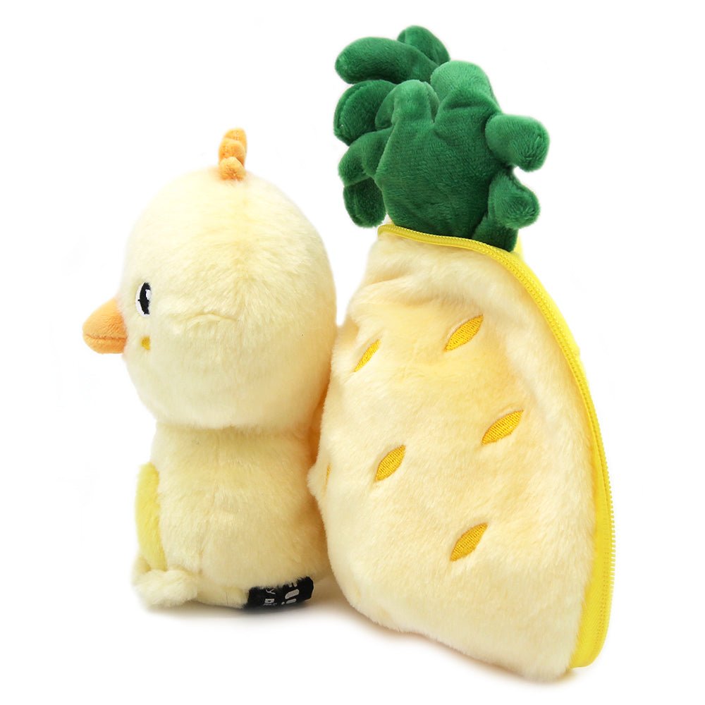 Peluche le poussin/ananas - Les déglingos