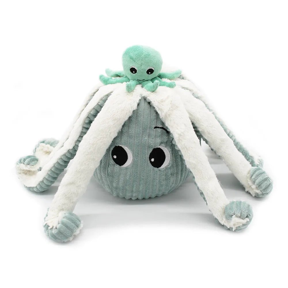 Peluche pieuvre maman et son bébé - les déglingos