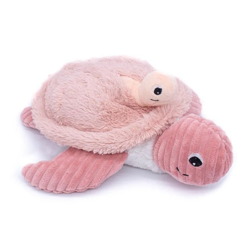 Peluche tortue sauvenou maman et son bébé - les déglingos