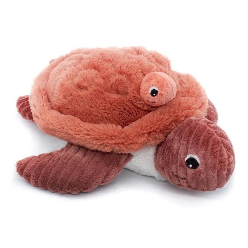 Peluche tortue sauvenou maman et son bébé - les déglingos