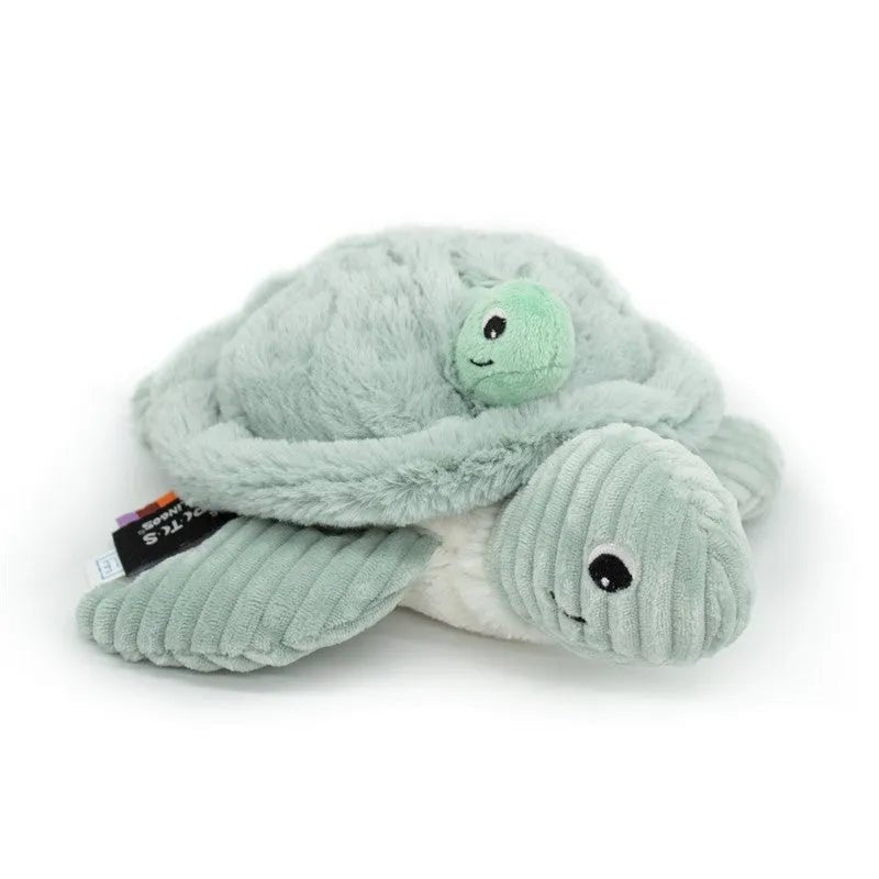 Peluche tortue sauvenou maman et son bébé - les déglingos