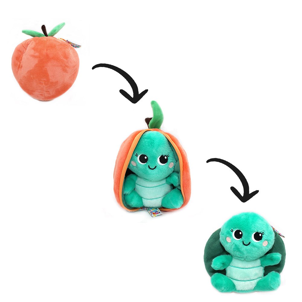 Peluche tortue/pêche Flipetz - Les déglingos