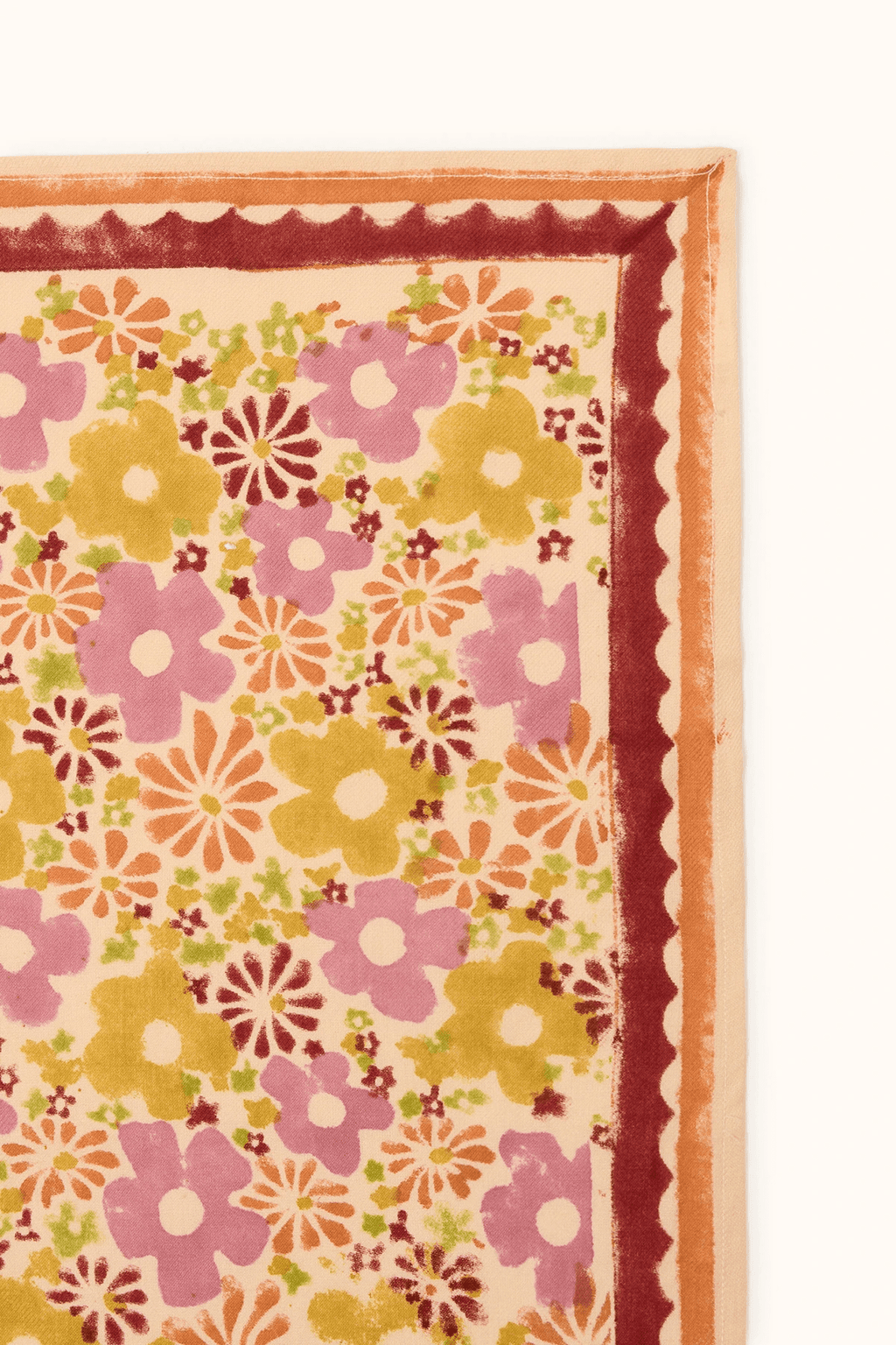 Petit foulard carré 50x50 Manika Janie Mango