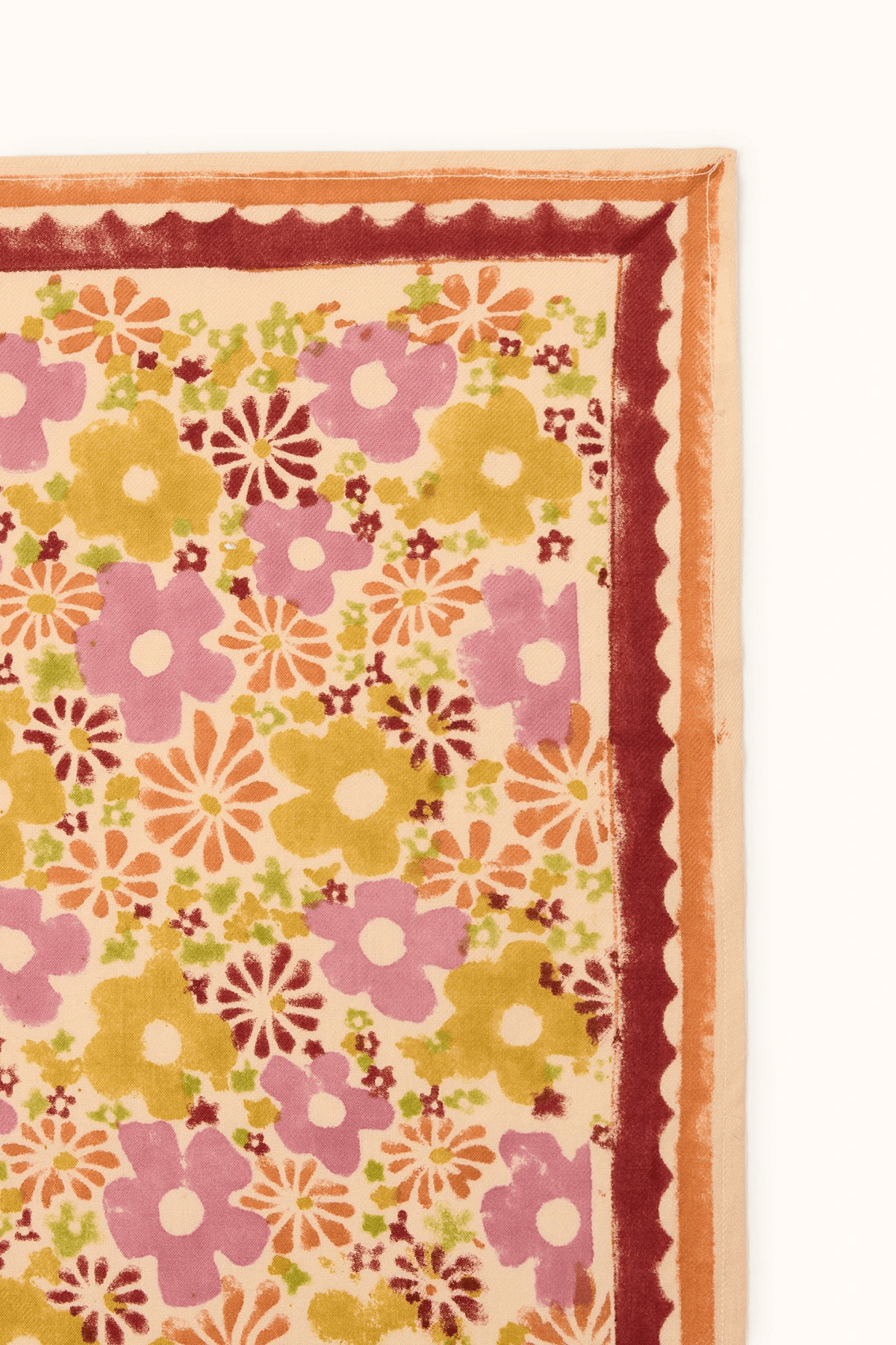 Petit foulard carré 50x50 Manika Janie Mango