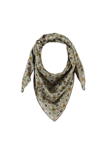 Petit foulard femme bijou jade en coton - Gabrielle Paris - Lili Margaret