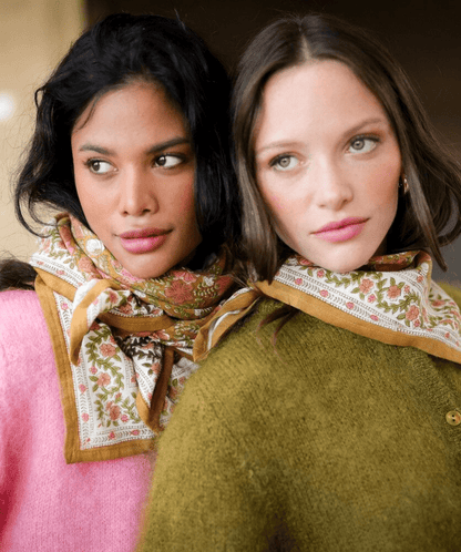 Petit foulard femme Ellis Goyave - Bëllemme - Lili Margaret