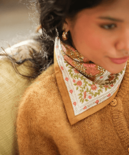 Petit foulard femme Ellis Goyave - Bëllemme - Lili Margaret