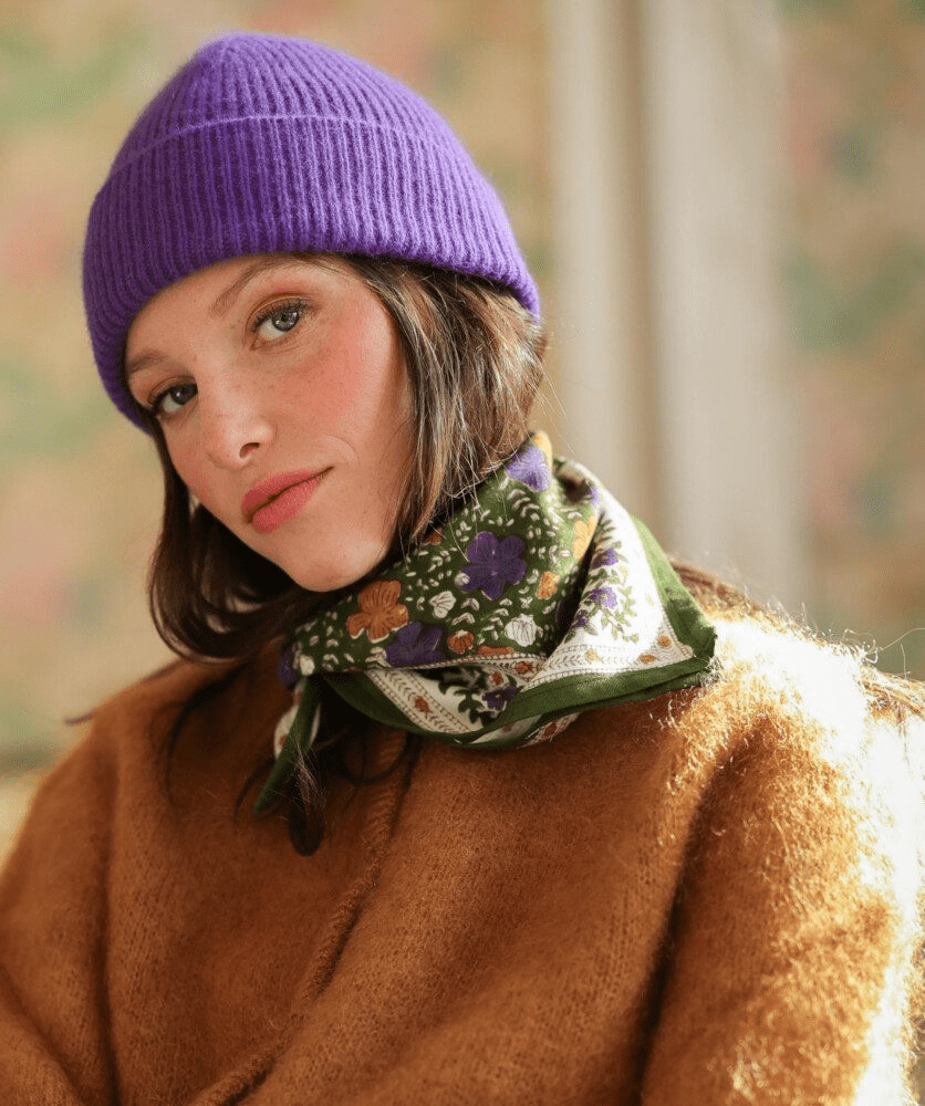 Petit foulard femme Ellis Mousse - Bëllemme