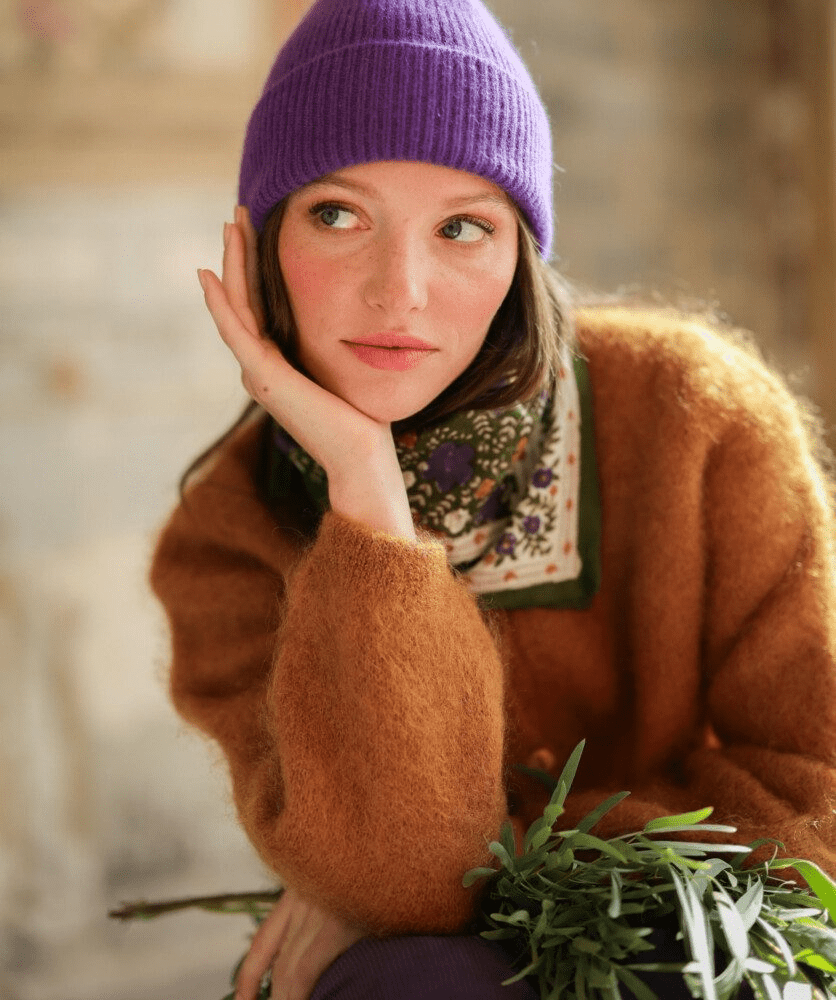 Petit foulard femme Ellis Mousse - Bëllemme