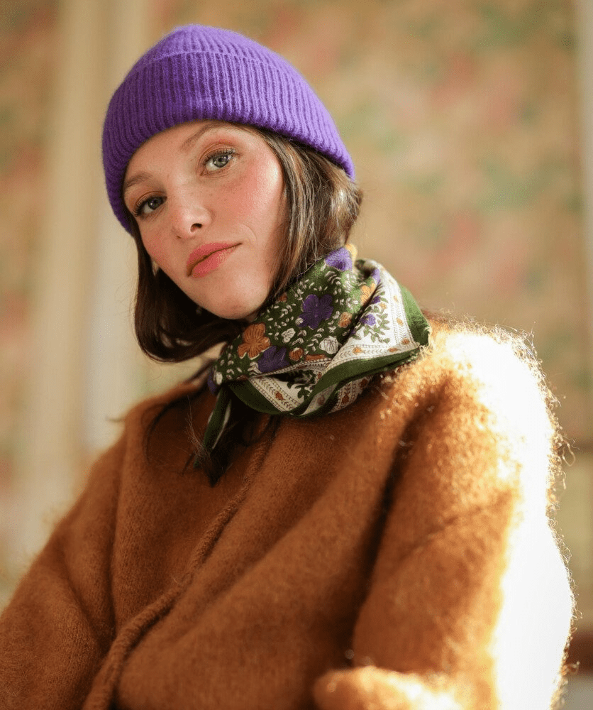 Petit foulard femme Ellis Mousse - Bëllemme