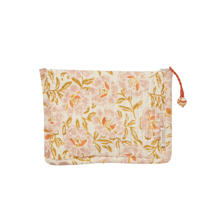 Petite pochette petunia rose en coton