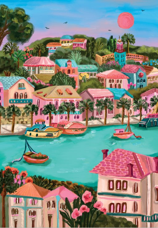 Puzzle Hvar 1000 pièces Pieces & Peace - illustration