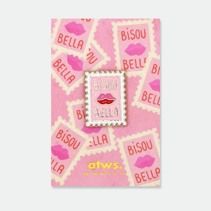 Pin’s émaillé bouche Bisou Bella